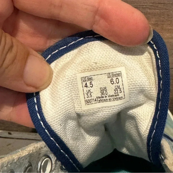 Vans Men x One Piece Old Skool Devil Fruit True Blue size 4 men’s 6 Women’s - Picture 5 of 11